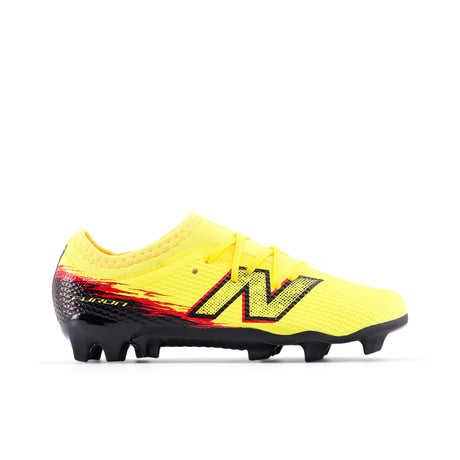 New Balance Furon Team V8 FG Firm Ground Youth Soccer Cleats - Punch Yellow