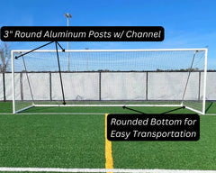 PEVO Park Series Full Size Soccer Goal - 8x24