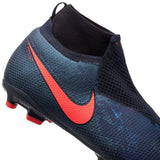Nike Phantom Vison Elite DF MG Multi-Ground Youth Soccer Cleats - Obsidian/Black
