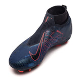Nike Phantom Vison Elite DF MG Multi-Ground Youth Soccer Cleats - Obsidian/Black