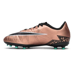 Nike JR Hypervenom Phelon II FG Soccer Cleats Metallic Red Bronce/Green
