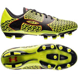 Under Armour Clouthfit Force 2.0 FG JR Soccer Cleats - Yellow/Black/Red