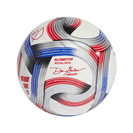 adidas 2026 Major League Soccer Competition NFHS Ball - White/Royal Blue/Red/Silver - Best Buy Soccer