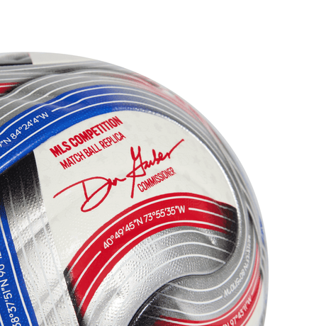 adidas 2026 Major League Soccer Competition NFHS Ball - White/Royal Blue/Red/Silver - Best Buy Soccer