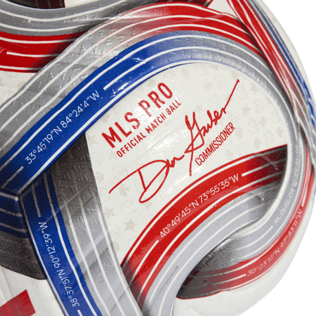 adidas 2026 Major League Soccer Pro Ball - White/Royal Blue/Red/Silver - Best Buy Soccer