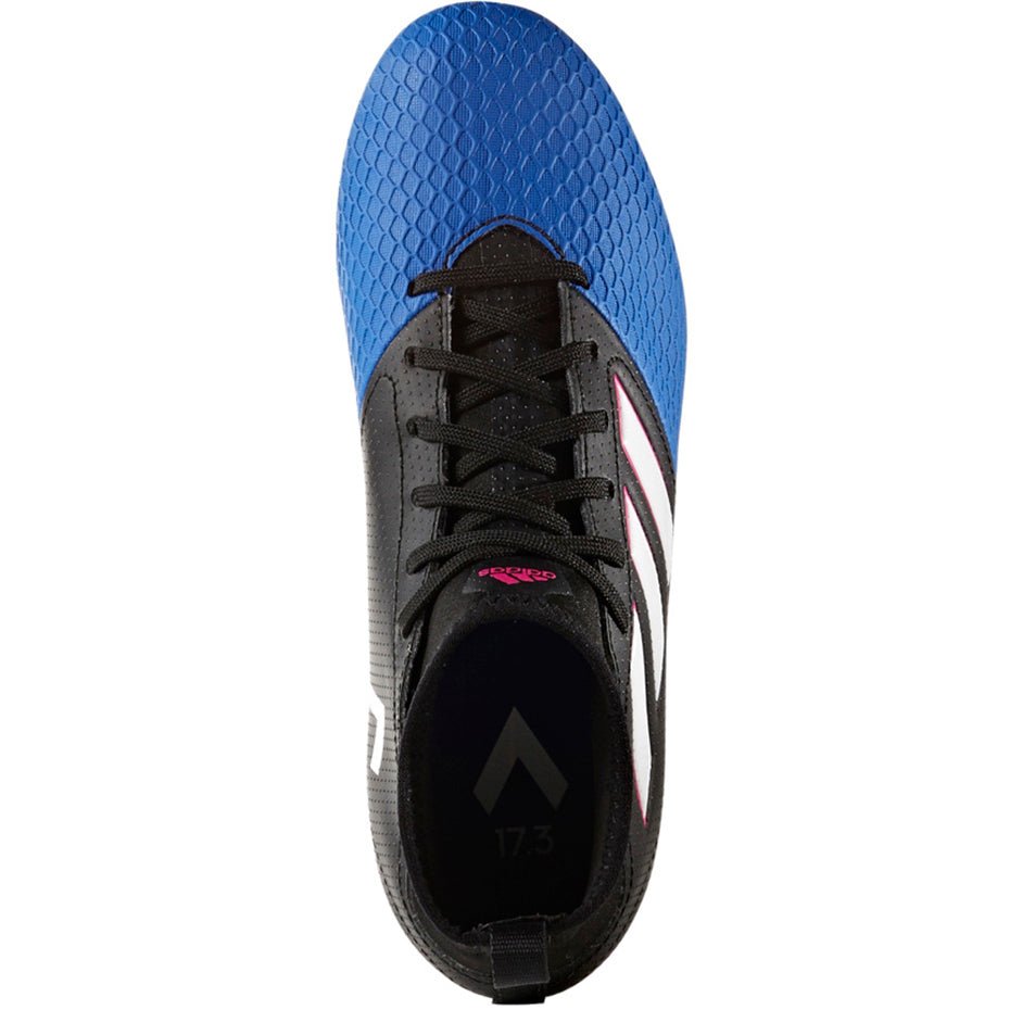 adidas ACE 17.3 FG J Youth Firm Ground Soccer Cleats Black/White/Blue - Best Buy Soccer