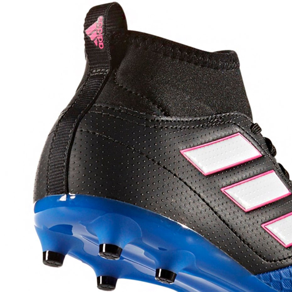 adidas ACE 17.3 FG J Youth Firm Ground Soccer Cleats Black/White/Blue - Best Buy Soccer