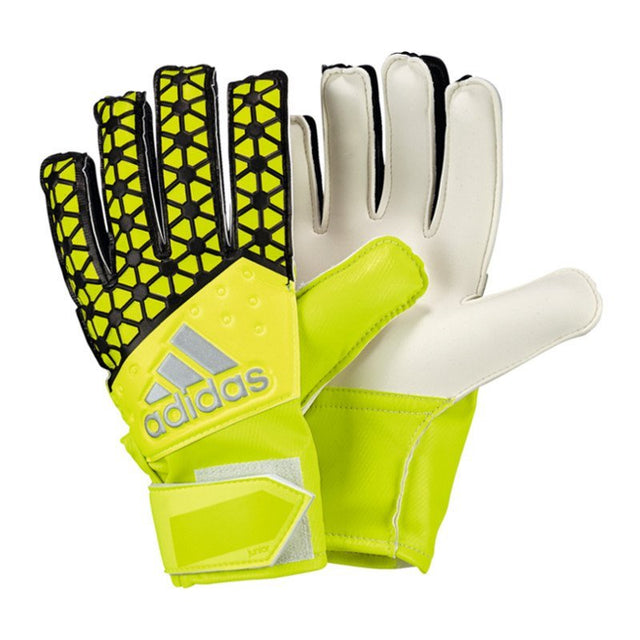 adidas Ace Junior Goalkeeper Gloves Yellow/Black - Best Buy Soccer