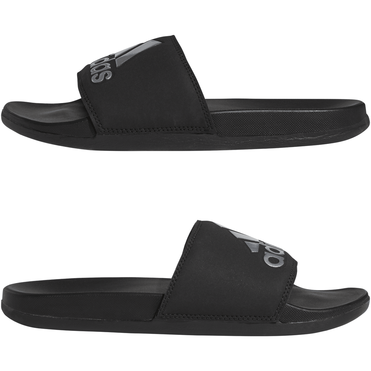 adidas Adilette Comfort Slides Black/Silve - Best Buy Soccer