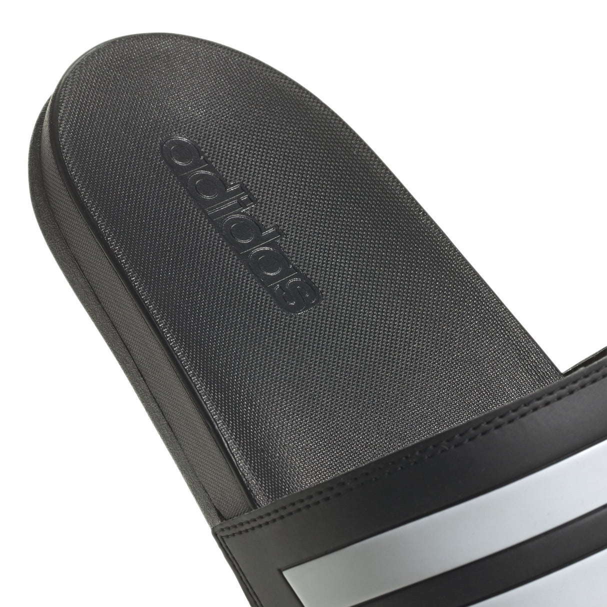 adidas Adilette Comfort Slides Black/White - Best Buy Soccer
