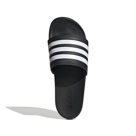 adidas Adilette Comfort Slides Black/White - Best Buy Soccer