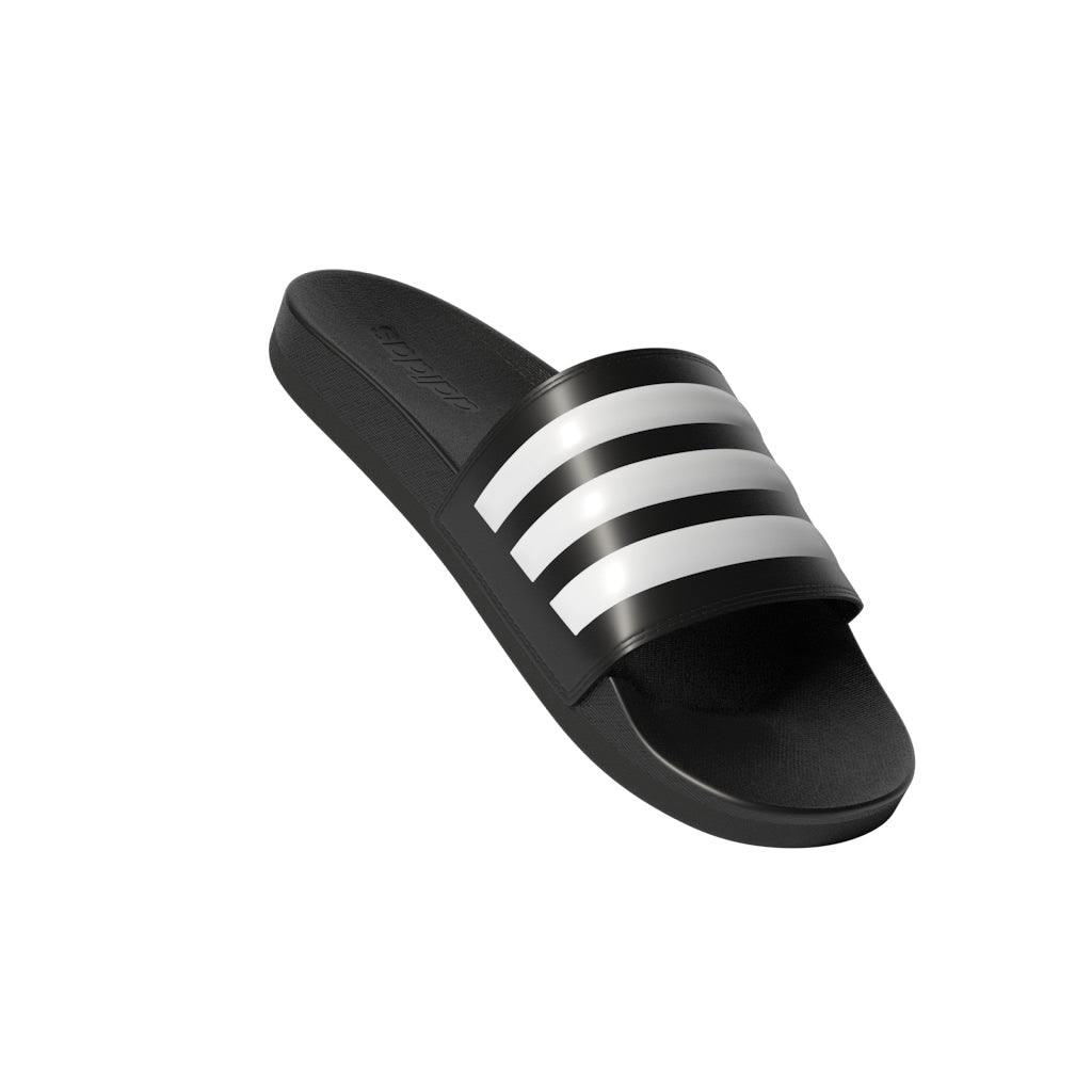 adidas Adilette Comfort Slides Black/White - Best Buy Soccer