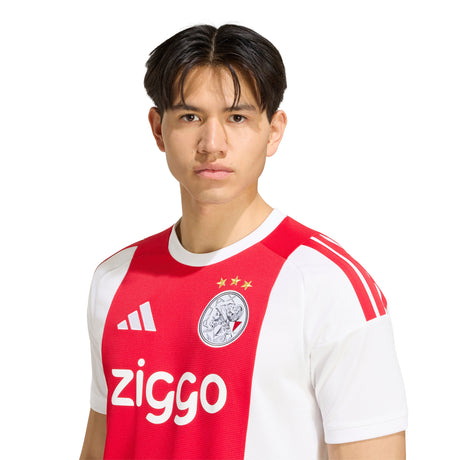 adidas Ajax Amsterdam Home Men's Soccer Jersey 26/27 - White - Best Buy Soccer