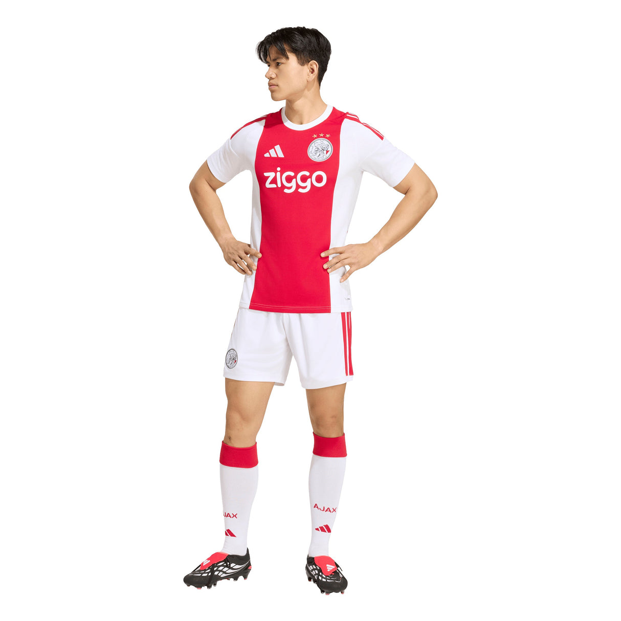 adidas Ajax Amsterdam Home Men's Soccer Jersey 26/27 - White - Best Buy Soccer