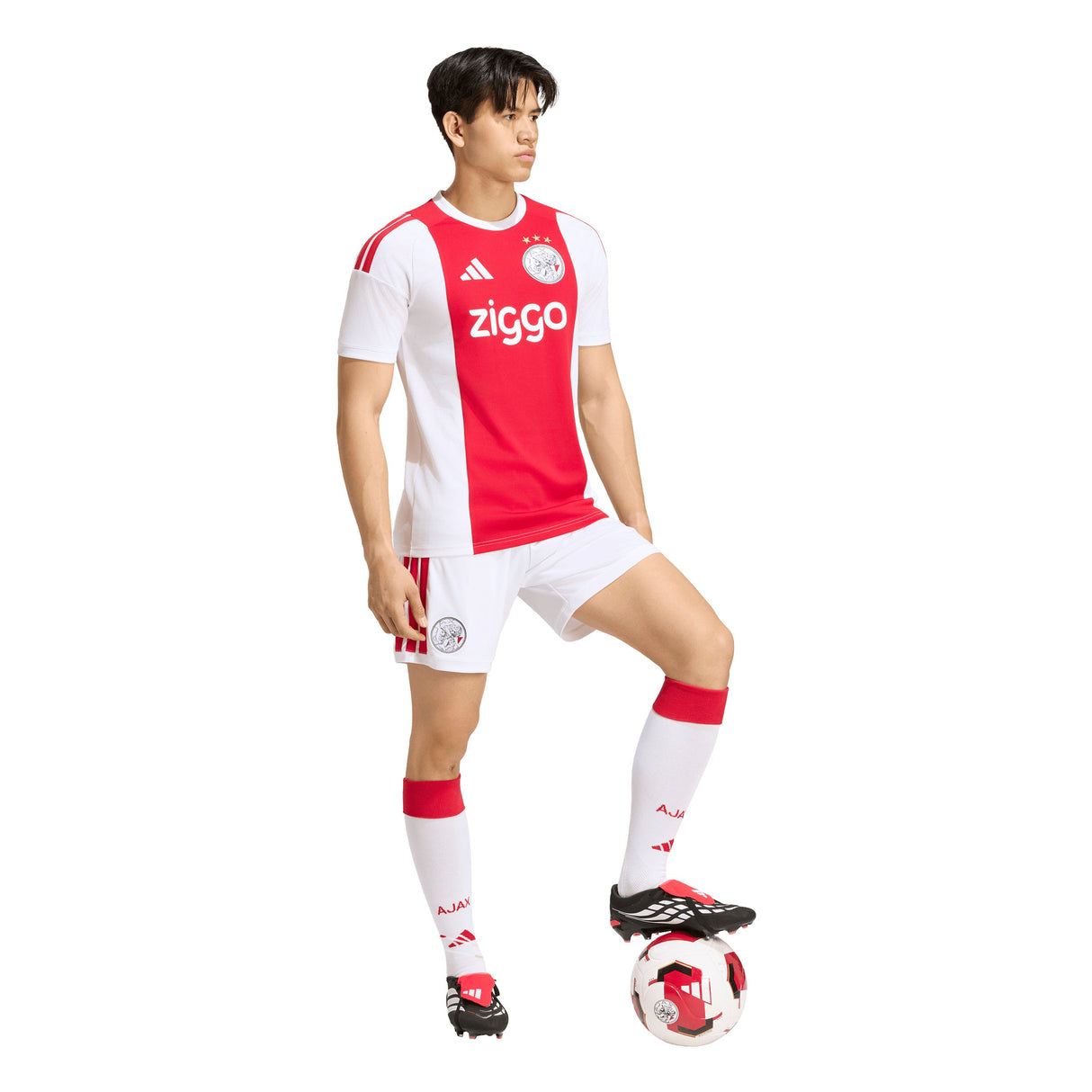 adidas Ajax Amsterdam Home Men's Soccer Jersey 26/27 - White - Best Buy Soccer
