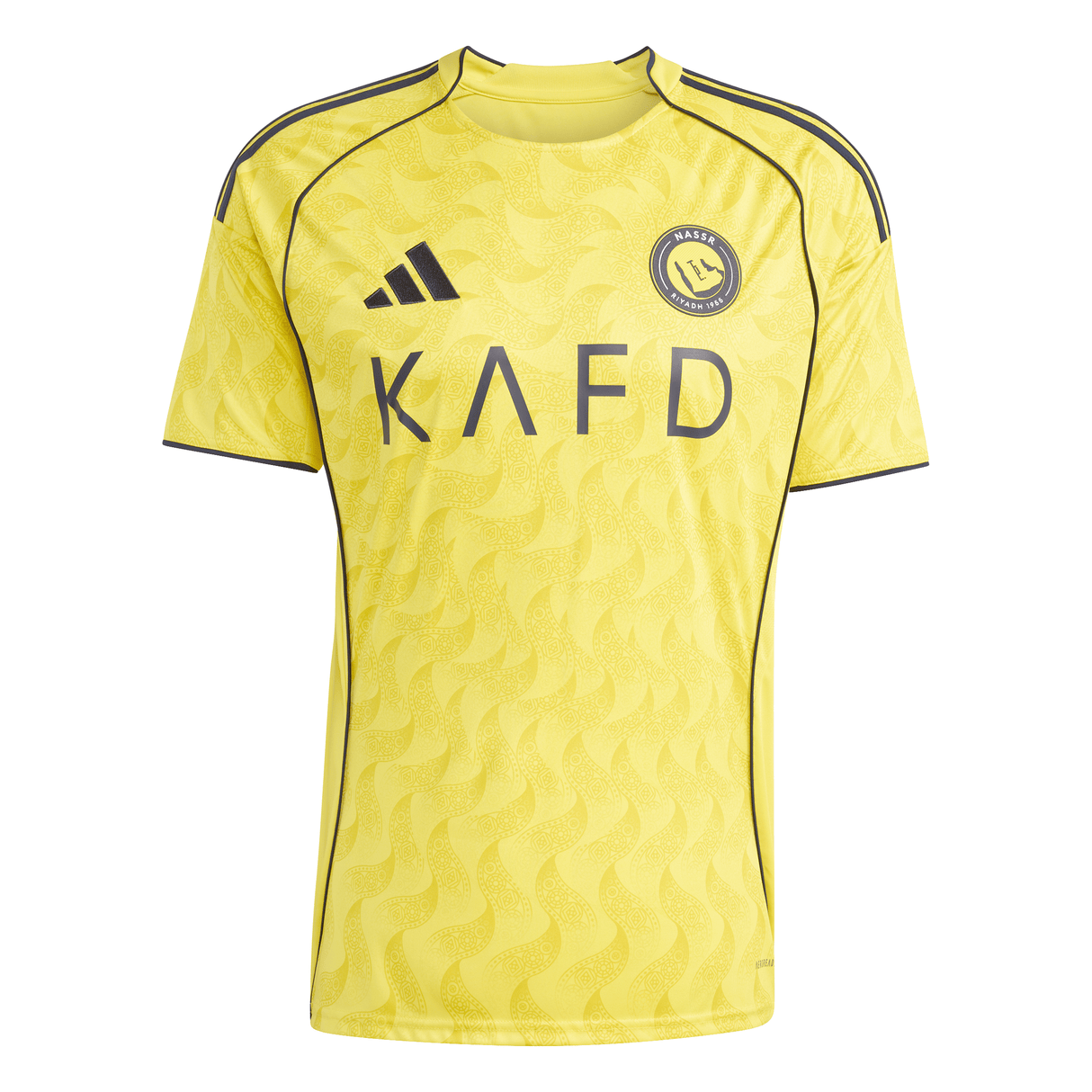 adidas Al Nassr FC Home Men's Soccer Jersey 25/26 - Yellow/Blue - Best Buy Soccer