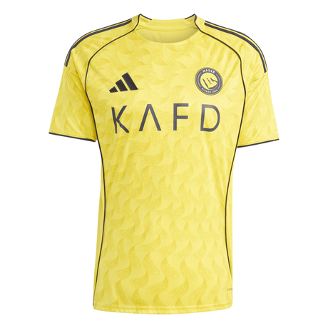 adidas Al Nassr FC Home Men's Soccer Jersey 25/26 - Yellow/Blue - Best Buy Soccer