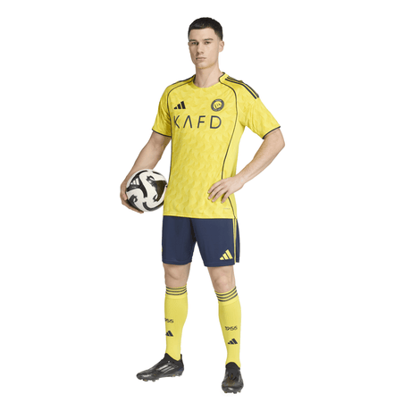 adidas Al Nassr FC Home Men's Soccer Jersey 25/26 - Yellow/Blue - Best Buy Soccer