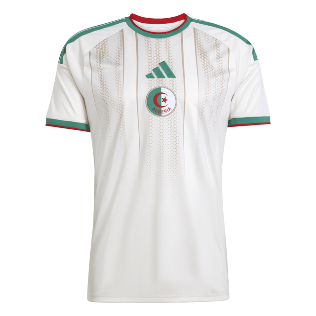 adidas Algeria Home Men's Soccer Jersey 26 - White - Best Buy Soccer