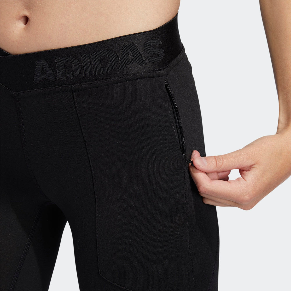 adidas Alphaskin Long Fitness Leggins Black - Best Buy Soccer