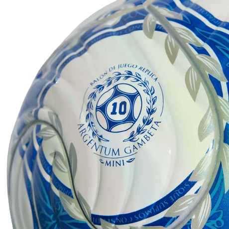 adidas Argentina AFA Argentum Gambeta Mini Soccer Ball - White/Blue/Black - Best Buy Soccer