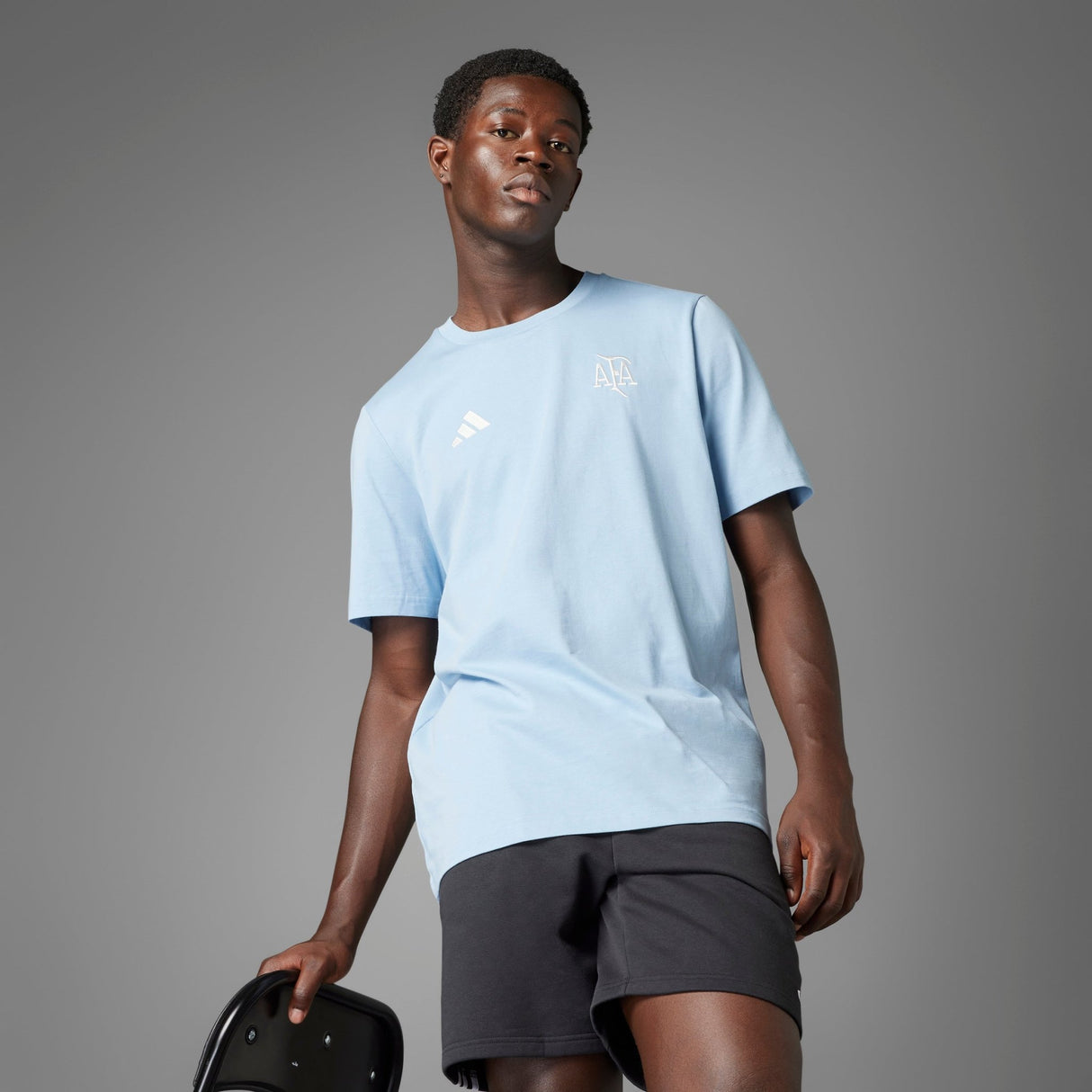 adidas Argentina Anniversary DNA T-Shirt Sky/White - Best Buy Soccer