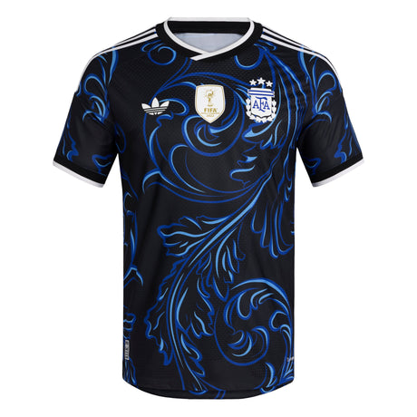 adidas Argentina Away Authentic Men's Soccer Jersey 2026 - Black/Blue - Best Buy Soccer