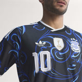 adidas Argentina Away Authentic Messi Men's Soccer Jersey 2026 - Black/Blue - Best Buy Soccer