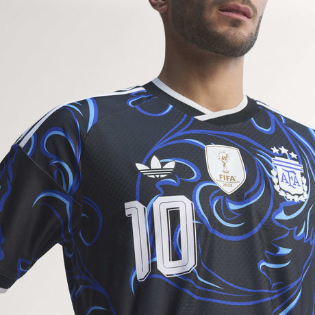 adidas Argentina Away Authentic Messi Men's Soccer Jersey 2026 - Black/Blue - Best Buy Soccer