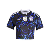 adidas Argentina Away Cropped Women´s Soccer Jersey 2026 -Black/Blue - Best Buy Soccer