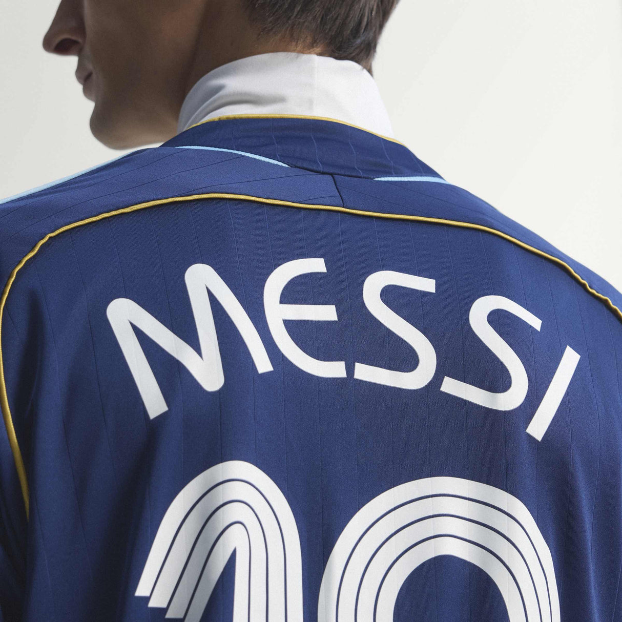 adidas Argentina Away Messi Men's Soccer Jersey 2006 - Dark Blue - Best Buy Soccer