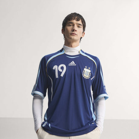 adidas Argentina Away Messi Men's Soccer Jersey 2006 - Dark Blue - Best Buy Soccer