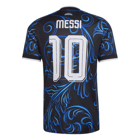 adidas Argentina Away Messi Men's Soccer Jersey 2026 - Black/Blue - Best Buy Soccer