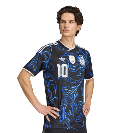 adidas Argentina Away Messi Men's Soccer Jersey 2026 - Black/Blue - Best Buy Soccer