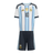 adidas Argentina Home 10 Youth Soccer Mini Kit Set 26 - White/Blue - Best Buy Soccer
