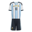 adidas Argentina Home 10 Youth Soccer Mini Kit Set 26 - White/Blue - Best Buy Soccer
