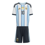 adidas Argentina Home 10 Youth Soccer Mini Kit Set 26 - White/Blue - Best Buy Soccer