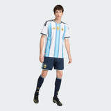 adidas Argentina Home Authentic Men's Soccer Jersey 26 - White/Blue - Best Buy Soccer