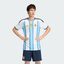 adidas Argentina Home Authentic Men's Soccer Jersey 26 - White/Blue - Best Buy Soccer
