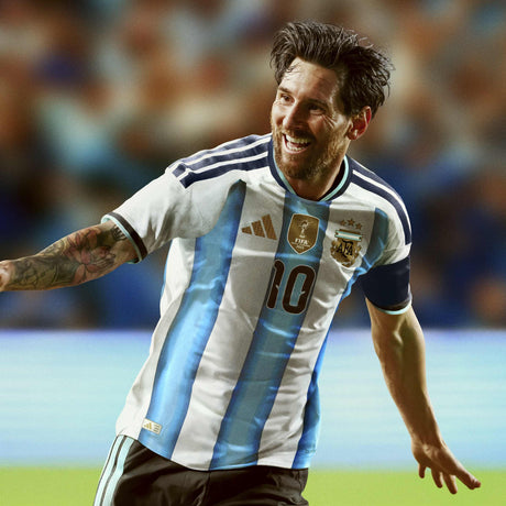 adidas Argentina Home Authentic Men's Soccer Jersey 26 - White/Blue - Best Buy Soccer