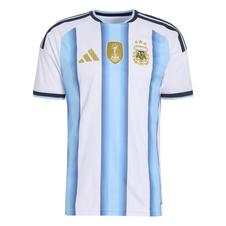 adidas Argentina Home Authentic Men's Soccer Jersey 26 - White/Blue - Best Buy Soccer