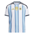 adidas Argentina Home Authentic Youth Soccer Jersey 26 - White/Blue - Best Buy Soccer