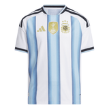 adidas Argentina Home Authentic Youth Soccer Jersey 26 - White/Blue - Best Buy Soccer