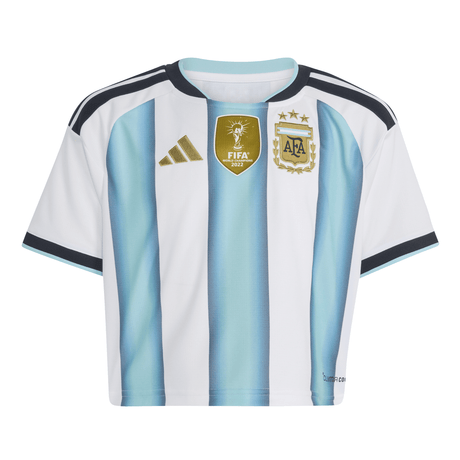 adidas Argentina Home Cropped Women´s Soccer Jersey 2026 - White/Blue - Best Buy Soccer