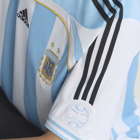 adidas Argentina Home Men's Soccer Jersey 2006 - White/Blue - Best Buy Soccer