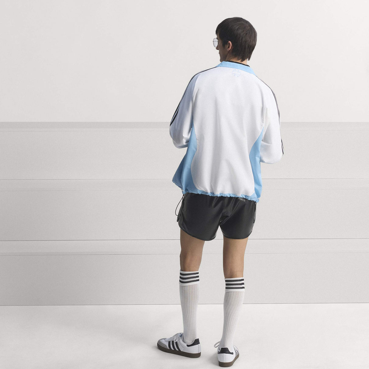 adidas Argentina Home Men's Track Top 2006- White/Sky Blue - Best Buy Soccer