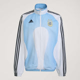 adidas Argentina Home Men's Track Top 2006- White/Sky Blue - Best Buy Soccer
