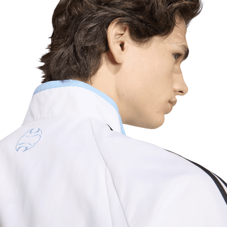 adidas Argentina Home Men's Track Top 2006- White/Sky Blue - Best Buy Soccer