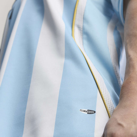 adidas Argentina Home Messi Men's Soccer Jersey 2006 - White/Sky Blue - Best Buy Soccer