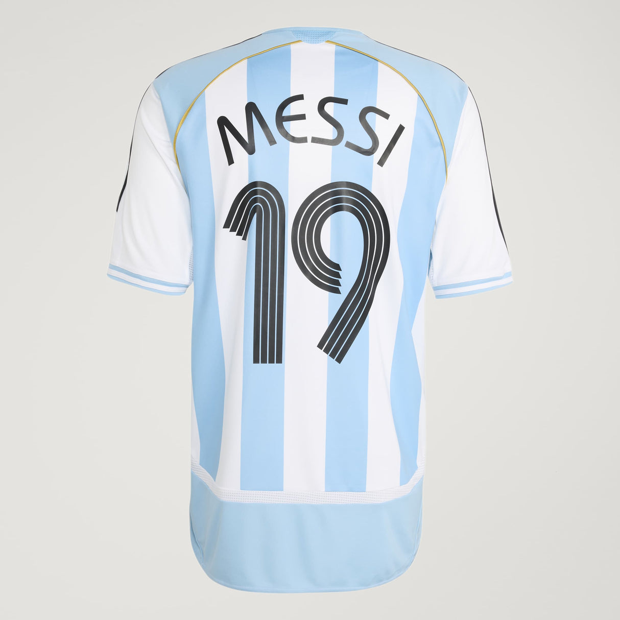 adidas Argentina Home Messi Men's Soccer Jersey 2006 - White/Sky Blue - Best Buy Soccer